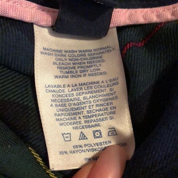 Lands’ End plaid mini skirt - Picture 4 of 5